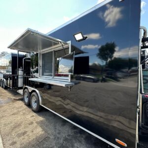 Custom Food Trailer With Porch 18′ Total (12′ inside + 6′ porch)