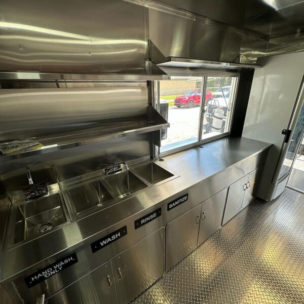 Custom Food Trailer With Porch 18′ Total (12′ inside + 6′ porch) - Image 6