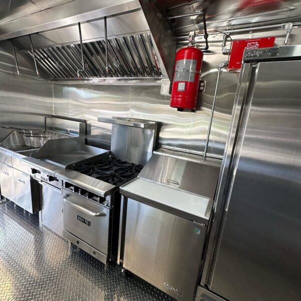 Custom Food Trailer With Porch 18′ Total (12′ inside + 6′ porch) - Image 5