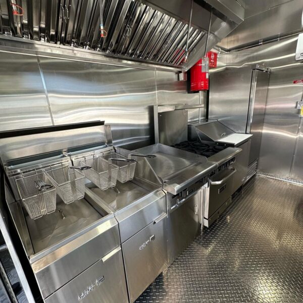Custom Food Trailer With Porch 18′ Total (12′ inside + 6′ porch) - Image 4