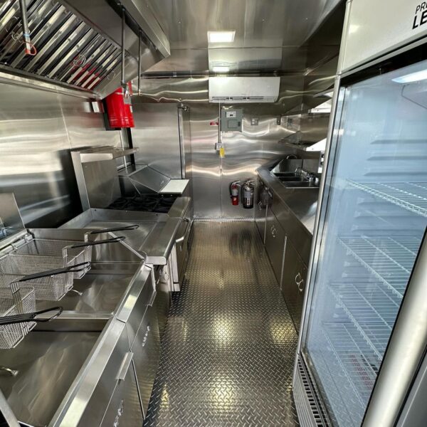 Custom Food Trailer With Porch 18′ Total (12′ inside + 6′ porch) - Image 2