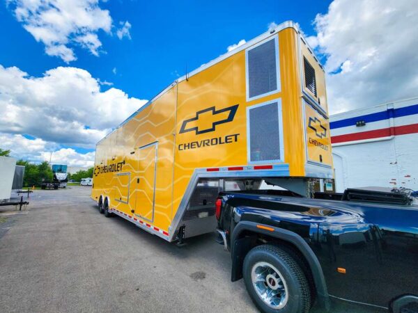 8.5’x40′ Custom Car Hauler Marketing Trailer for Chevrolet - Image 10
