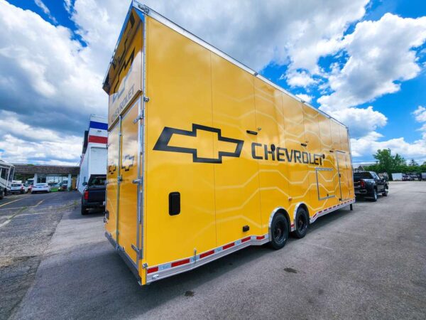 8.5’x40′ Custom Car Hauler Marketing Trailer for Chevrolet - Image 5