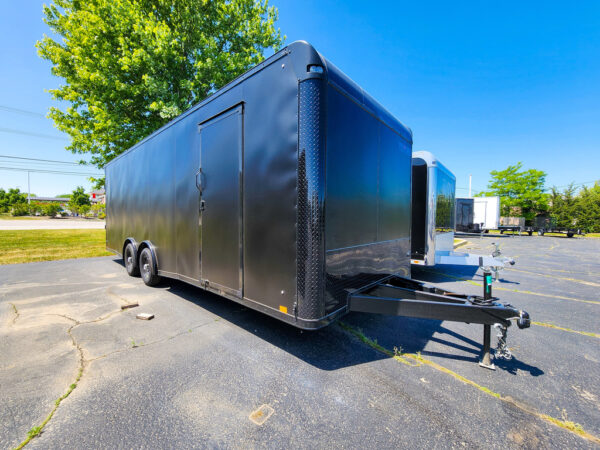 24′ Matte Black Car Hauler from Discovery - Image 10