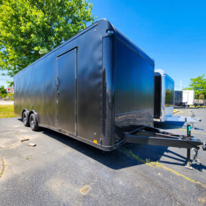 24′ Matte Black Car Hauler from Discovery