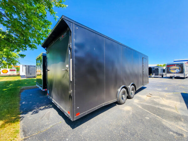 24′ Matte Black Car Hauler from Discovery - Image 9