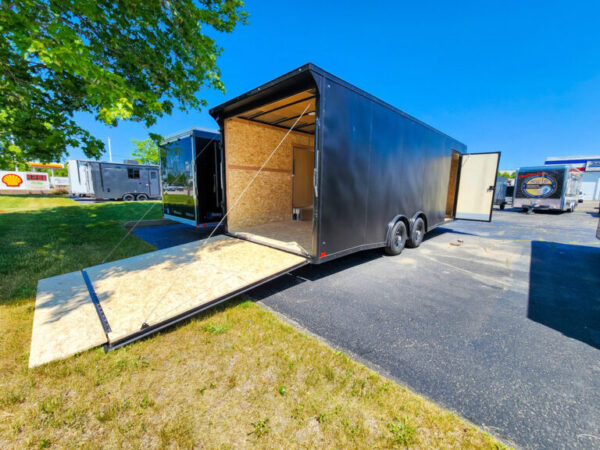 24′ Matte Black Car Hauler from Discovery - Image 8