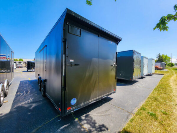 24′ Matte Black Car Hauler from Discovery - Image 6
