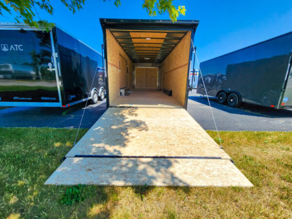 24′ Matte Black Car Hauler from Discovery - Image 2