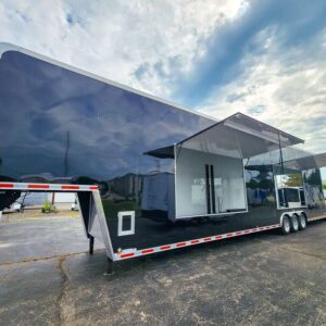 8.5’x48′ Gooseneck Stacker Car Hauler