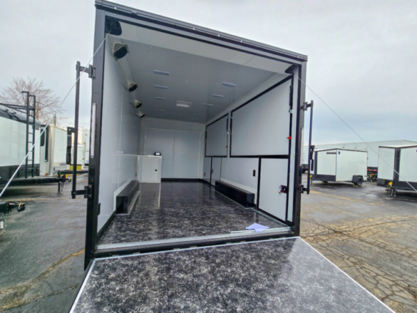8.5’x16′ Dutch Door Vending Trailer (Night Rider) - Image 11