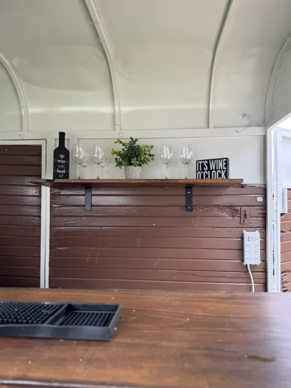 1984 White w/Wood LOADED 2-Horse Trailer Mobile Bar - Image 21