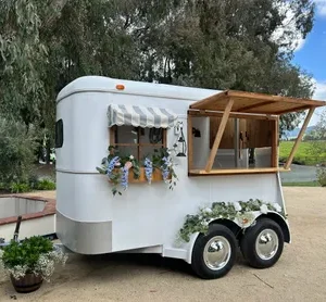 Charming Tall 2-Horse Trailer Mobile Bar